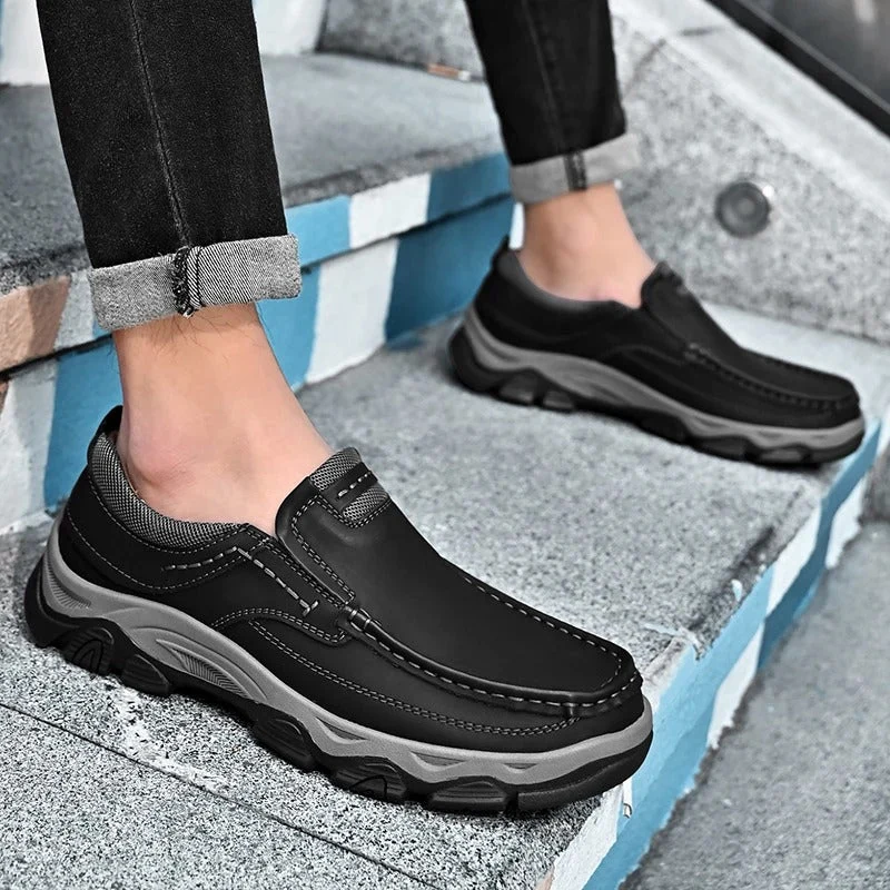 Elegant Leather Slip-On Shoes