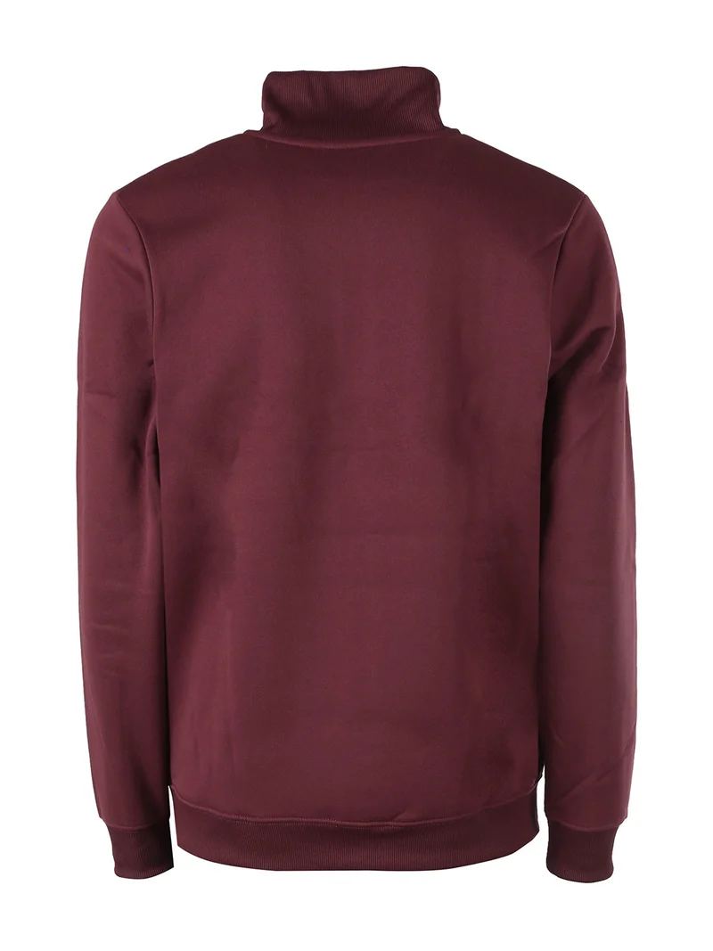 Felpa pesante da uomo full zip - bordeaux