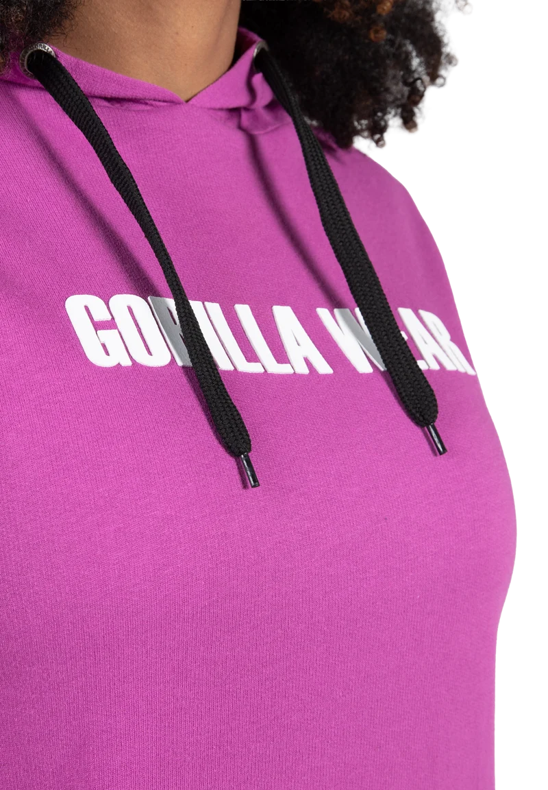 Virginia Sleeveless Hoodie - Fuchsia