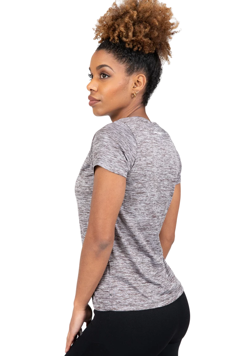Elmira V-Neck T-Shirt - Gray Melange
