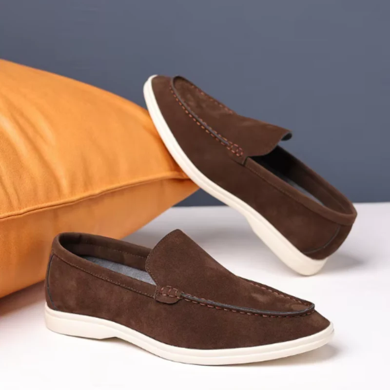 Classic Suede Loafers