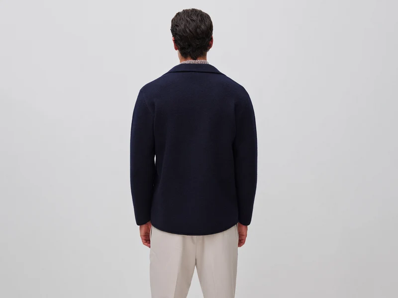 Blazer aus 100% gekochter Wolle