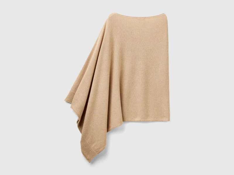 Cape aus gemischtem Cashmere