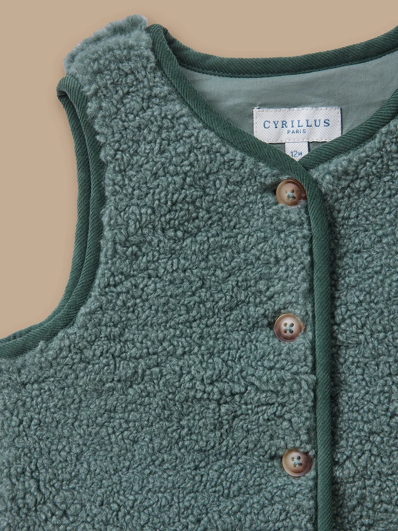 Sherpa-Weste ohne Ärmel für Babys