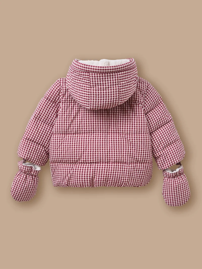Vichy-Steppjacke für Babys