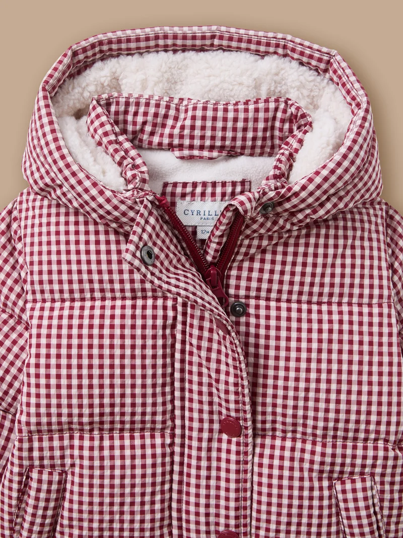 Vichy-Steppjacke für Babys