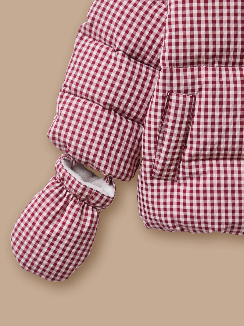 Vichy-Steppjacke für Babys