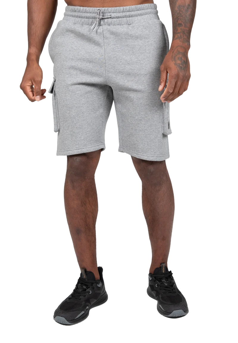Hudson Cargo Sweat Shorts - Gray Melange