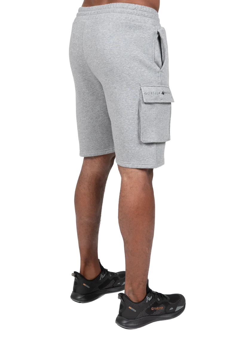 Hudson Cargo Sweat Shorts - Gray Melange