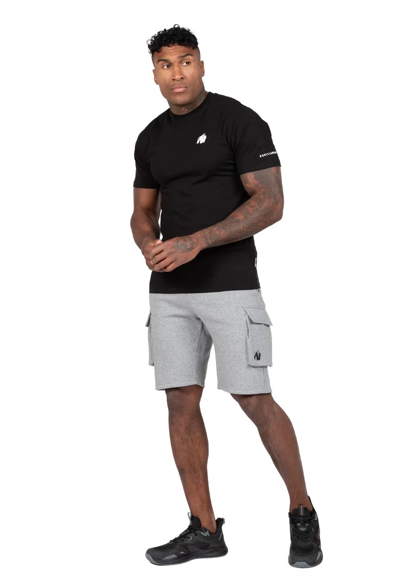 Hudson Cargo Sweat Shorts - Gray Melange