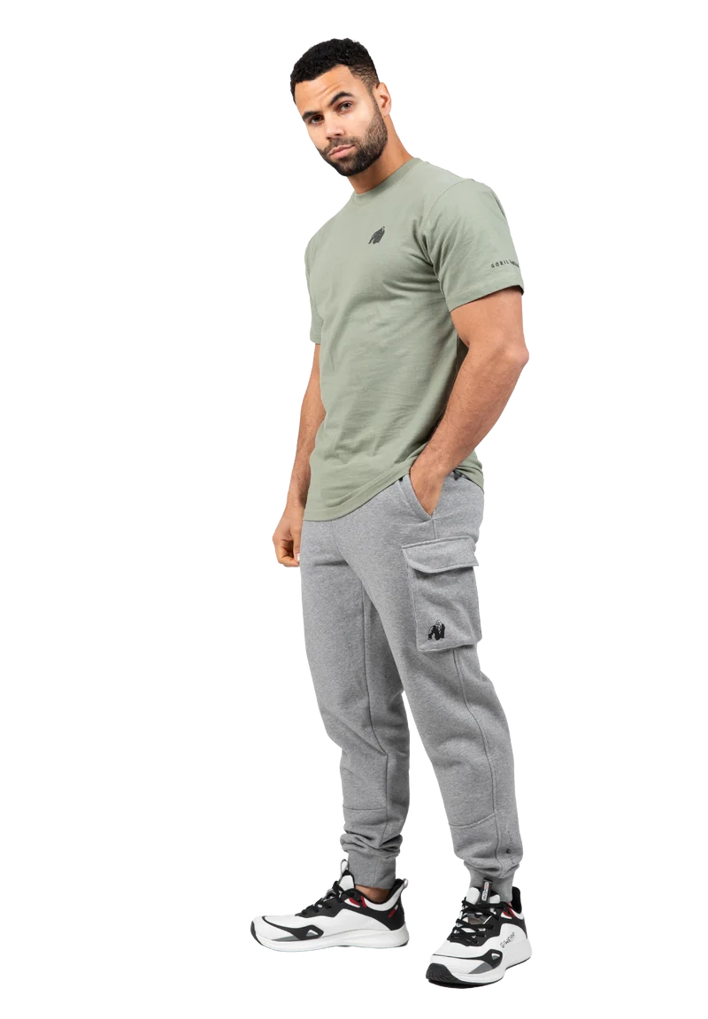 Hudson Cargo Sweatpants - Gray Melange