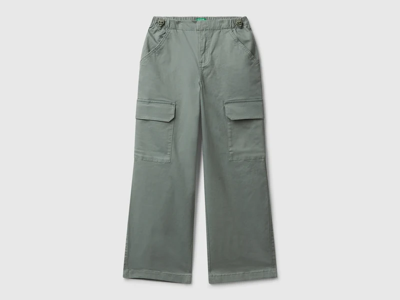 Fallschirmhose aus Stretch-Baumwolle