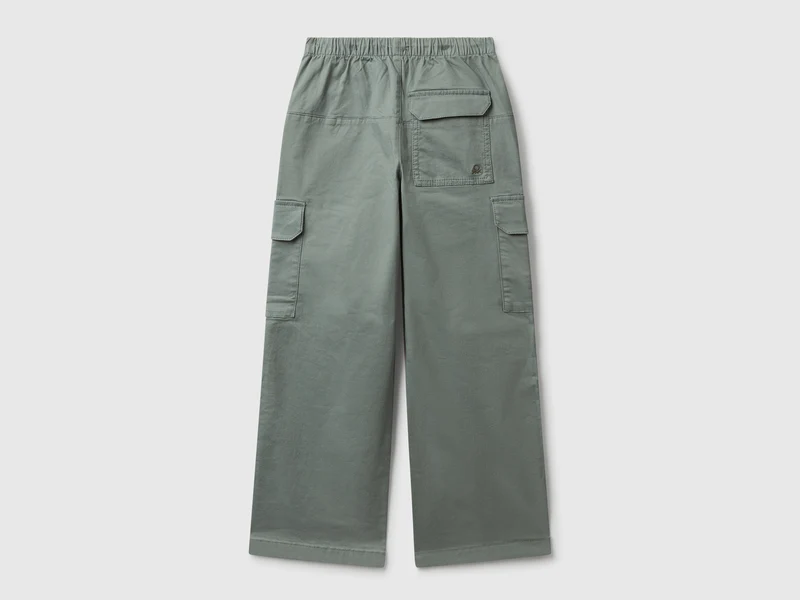Fallschirmhose aus Stretch-Baumwolle