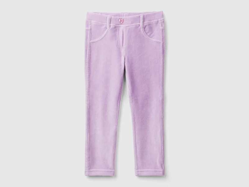 Hose aus geripptem Chenille