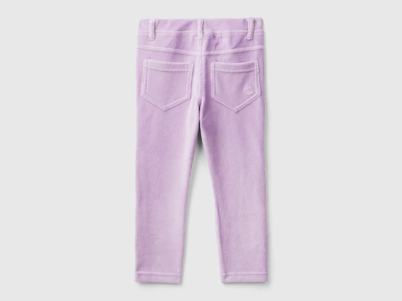 Hose aus geripptem Chenille