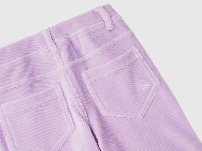 Hose aus geripptem Chenille