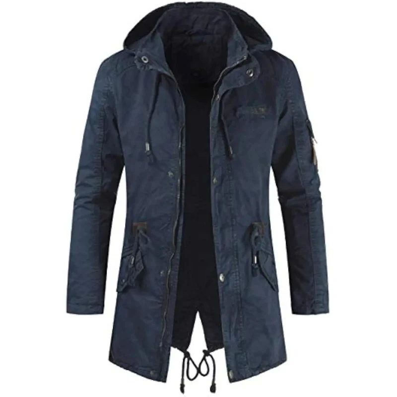 Long Cargo Parka Jacket