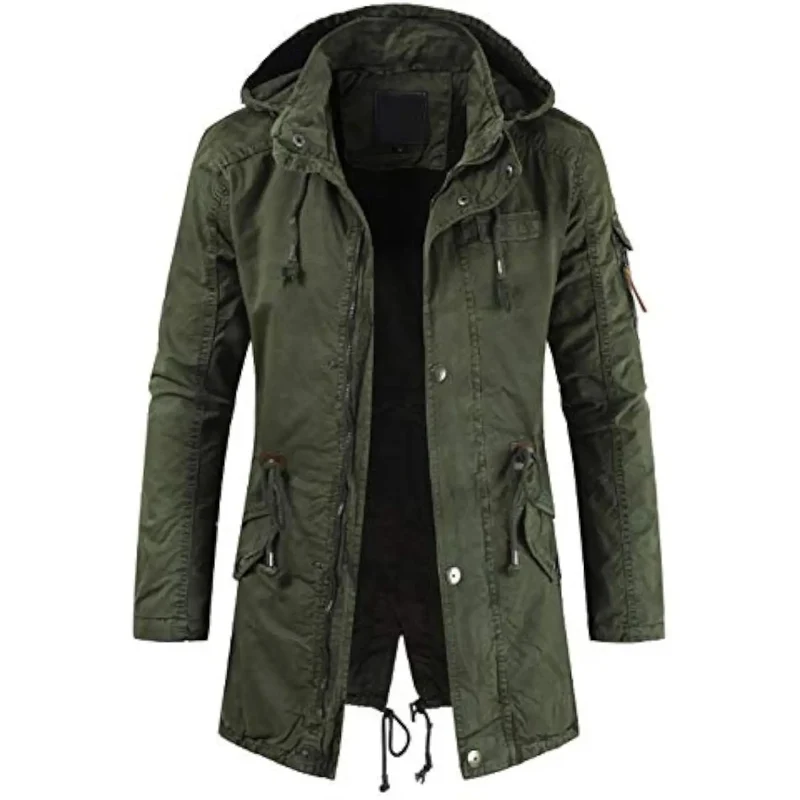 Long Cargo Parka Jacket