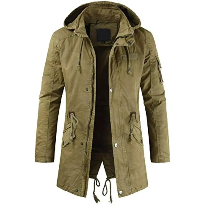 Long Cargo Parka Jacket