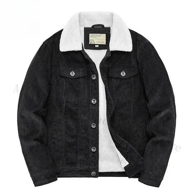 Corduroy Jacket With Cashmere Lining