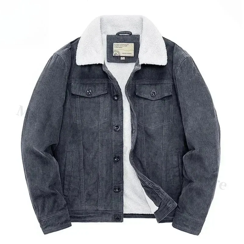 Corduroy Jacket With Cashmere Lining
