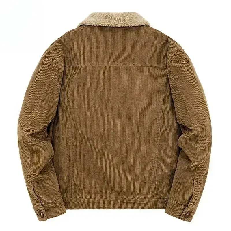 Corduroy Jacket With Cashmere Lining