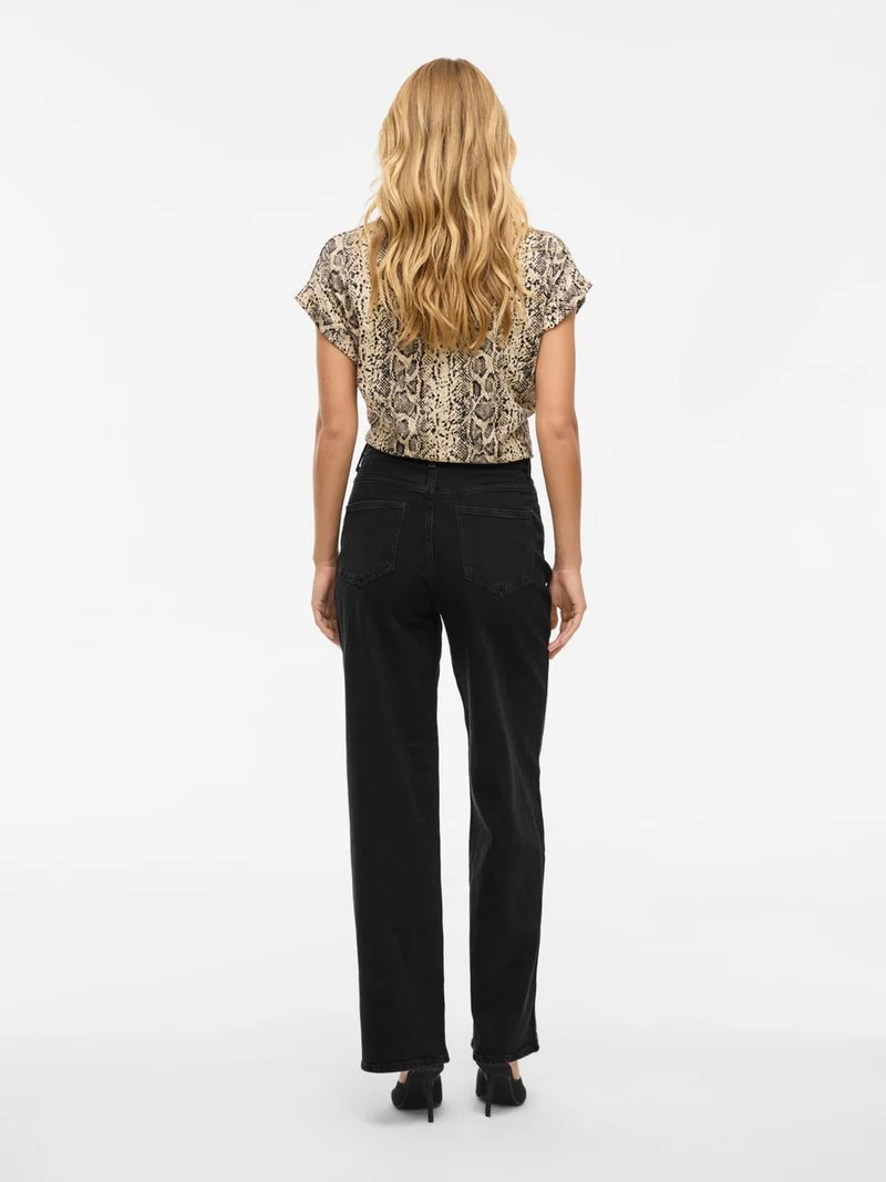 VIFREYA JAF HW WIDE JEANS - NOOS
