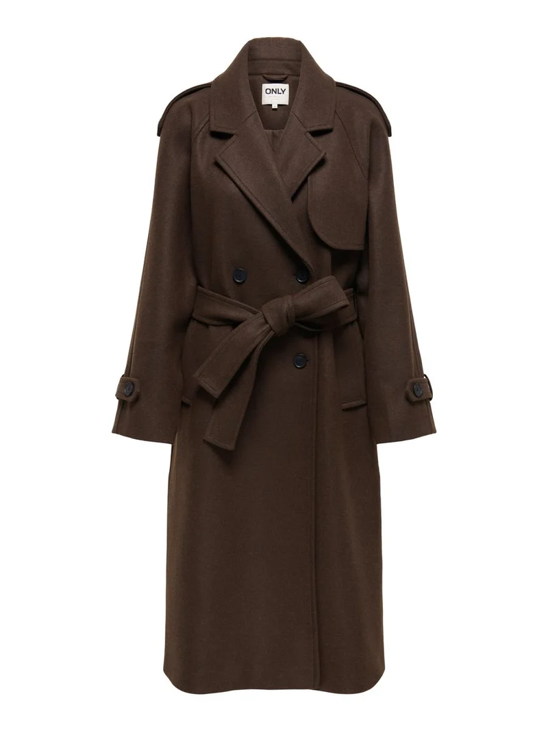 ONLDEAR-TRILLION LONG BELT COAT PNT NOOS
