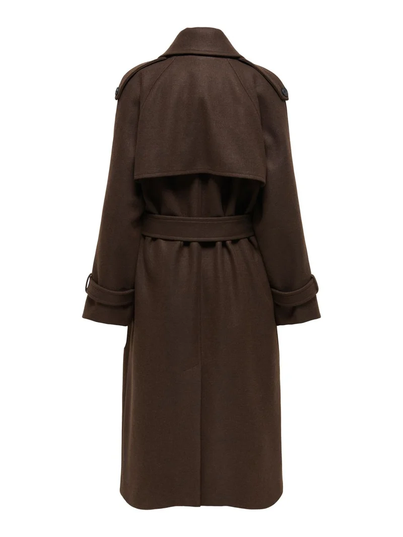ONLDEAR-TRILLION LONG BELT COAT PNT NOOS