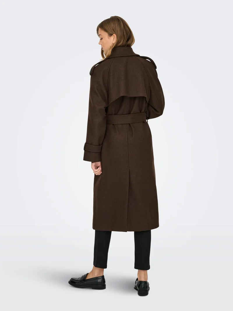 ONLDEAR-TRILLION LONG BELT COAT PNT NOOS