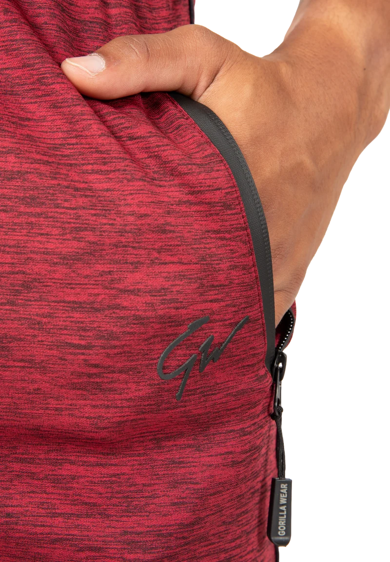 Wenden Track Shorts - Burgundy