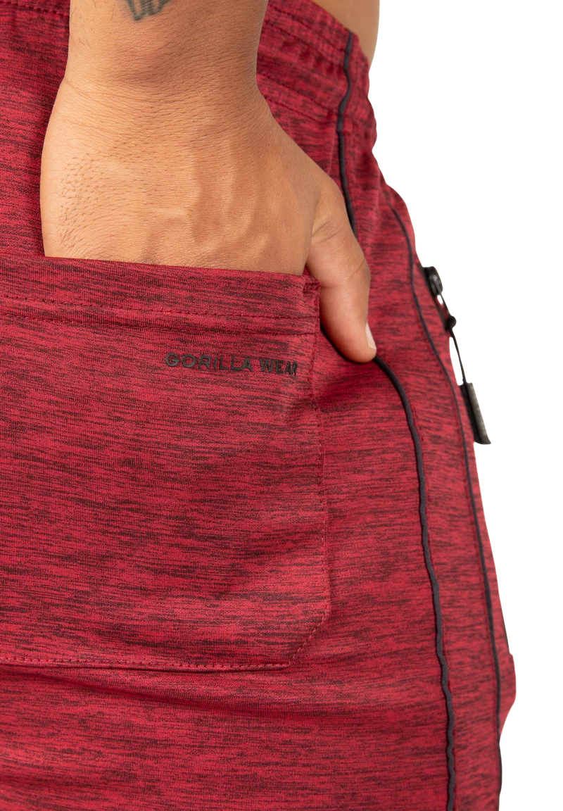 Wenden Track Shorts - Burgundy