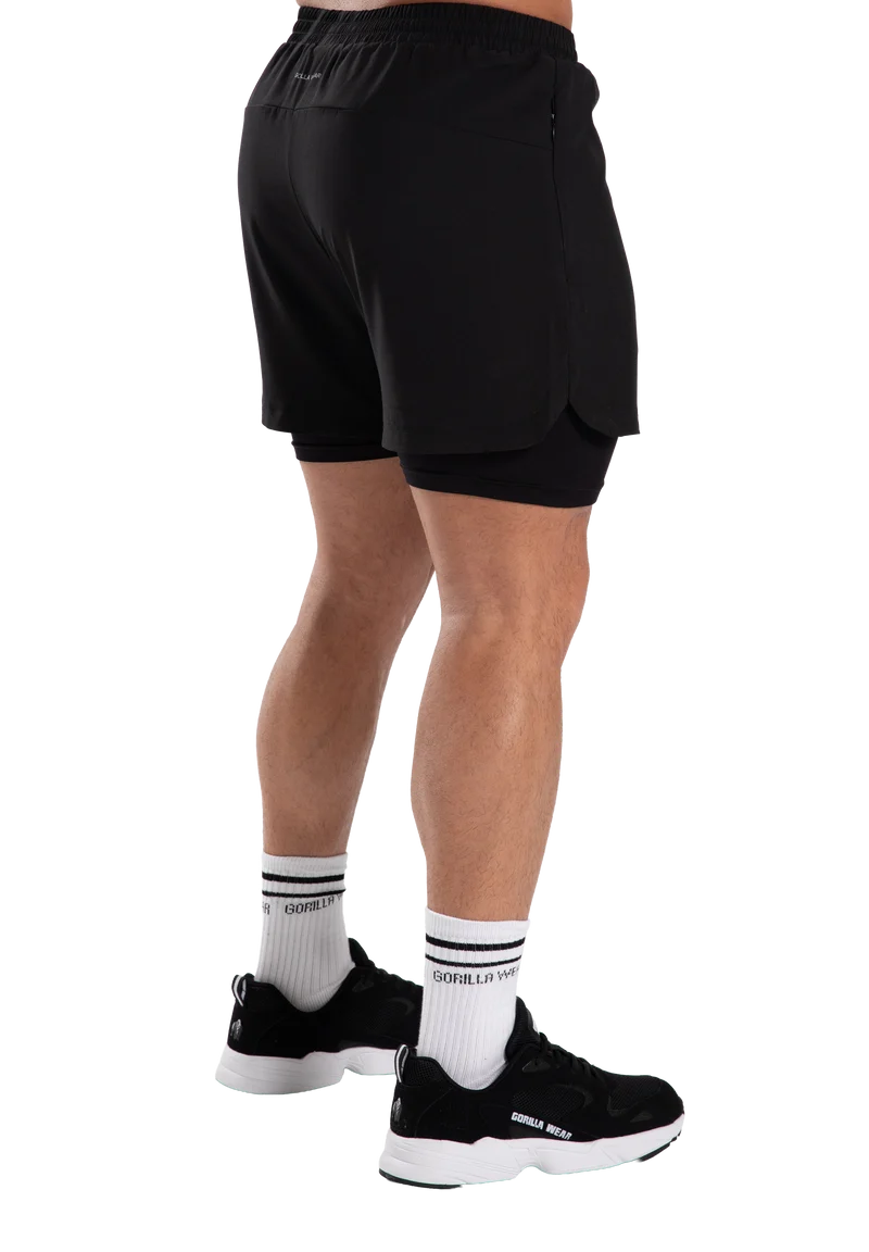 Cortez 2-in-1 Shorts - Black