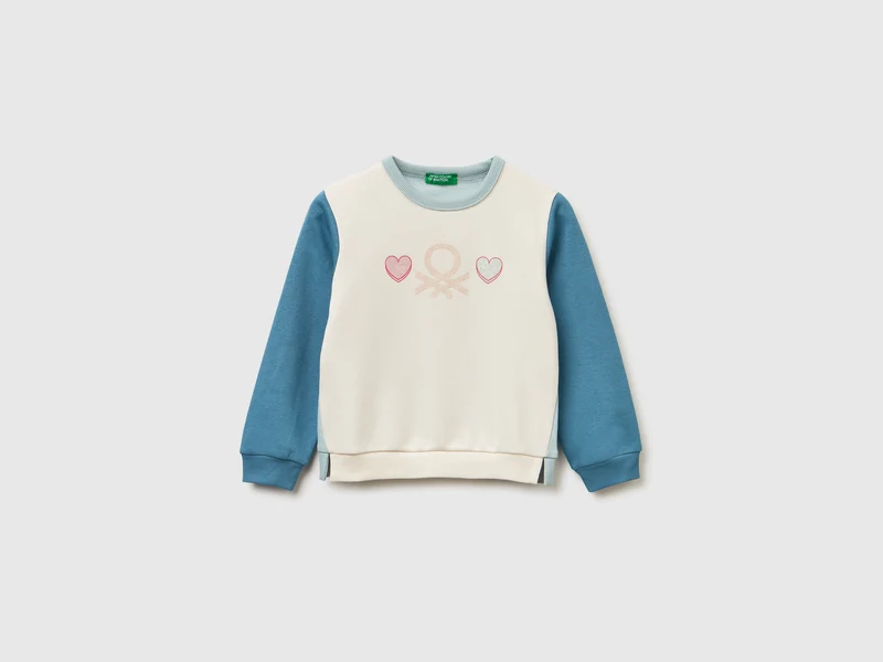 Closed Sweatshirt mit Glitzerprint
