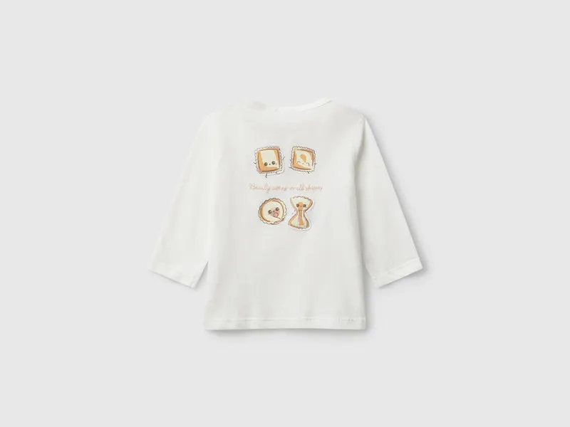 T-Shirt mit Print und Patch