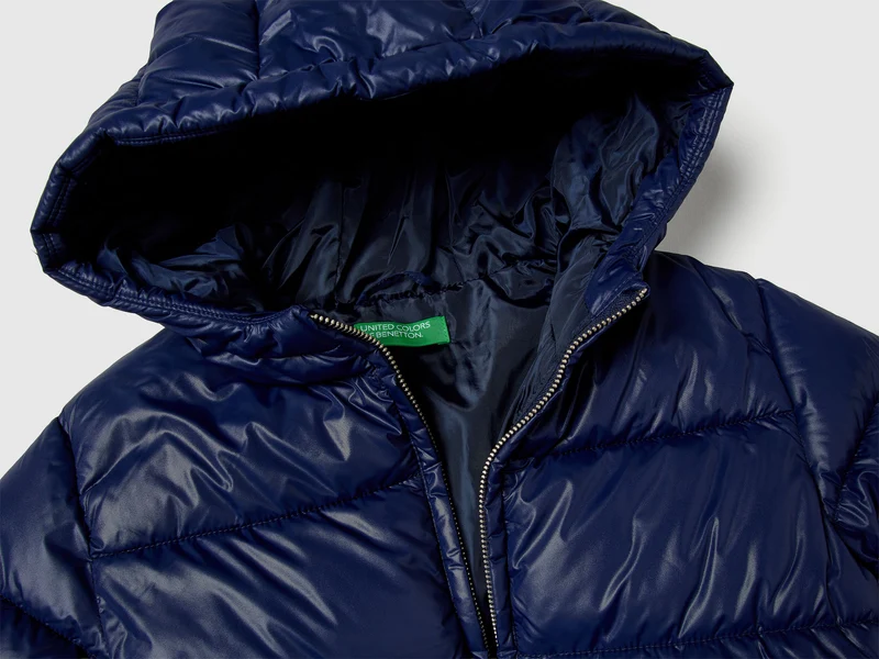 Lange Jacke mit Gürtel