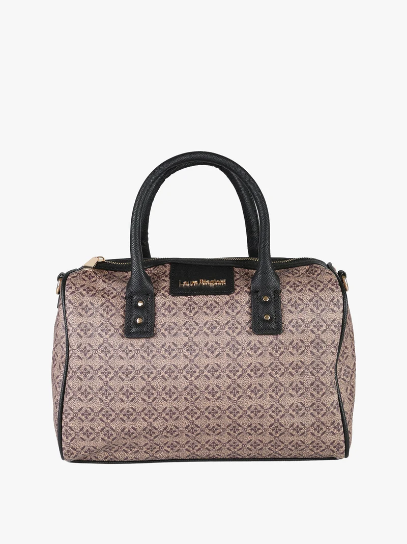 Borsa a bauletto da donna in ecopelle - nero