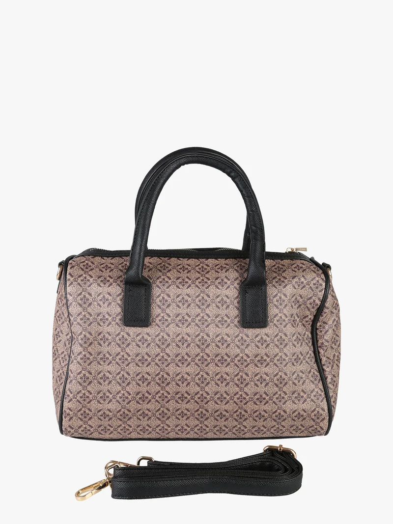 Borsa a bauletto da donna in ecopelle - nero