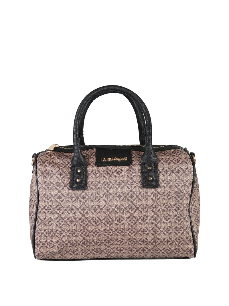 Borsa a bauletto da donna in ecopelle - nero
