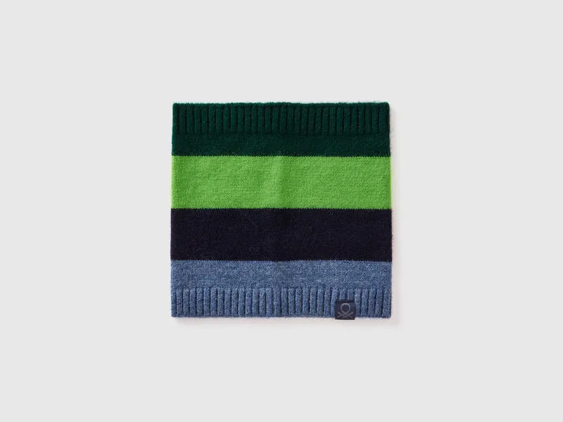 Halswärmer mit Multicolor-Streifen