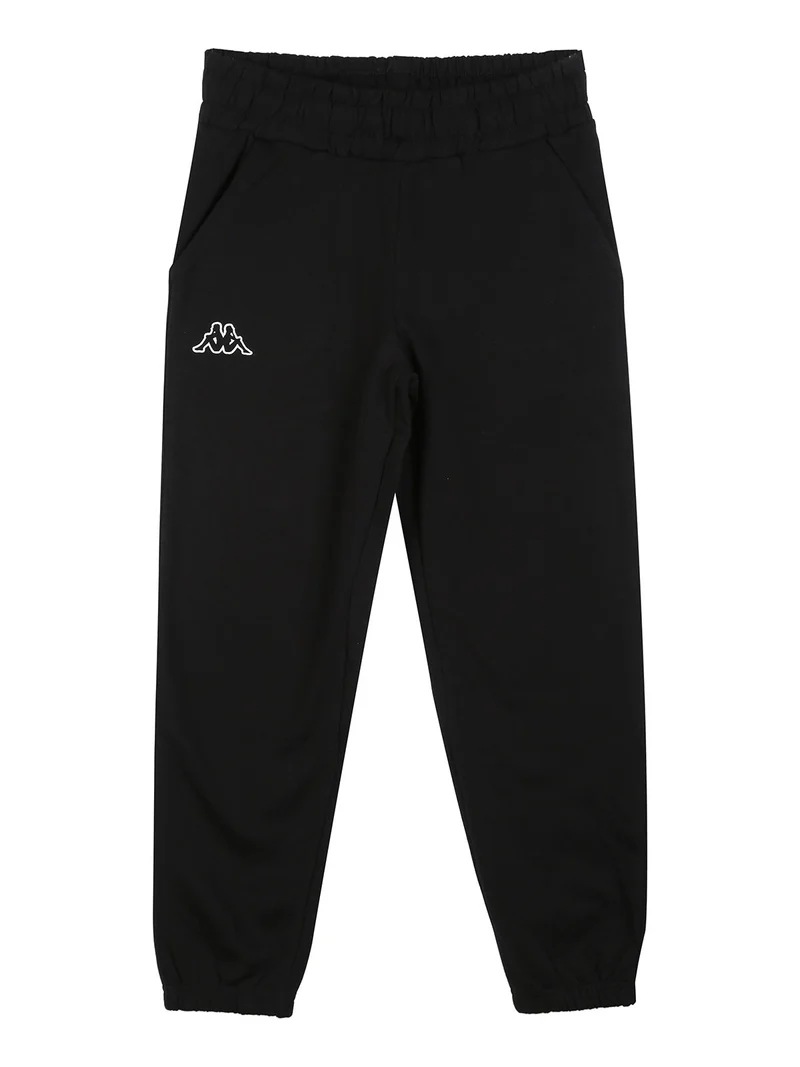 Completo tuta da ragazzo 2 pezzi full zip con cappuccio e interno in caldo cotone - nero