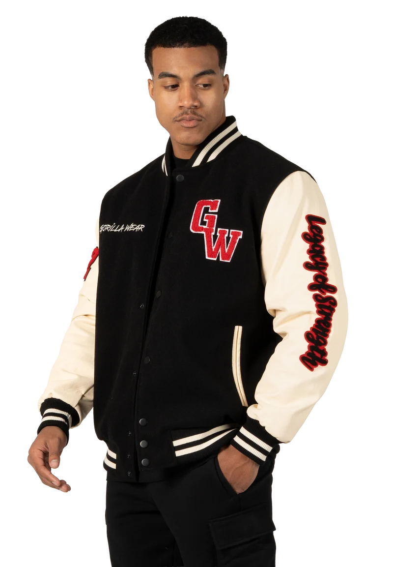 Saint Louis Varsity Jacket - Black