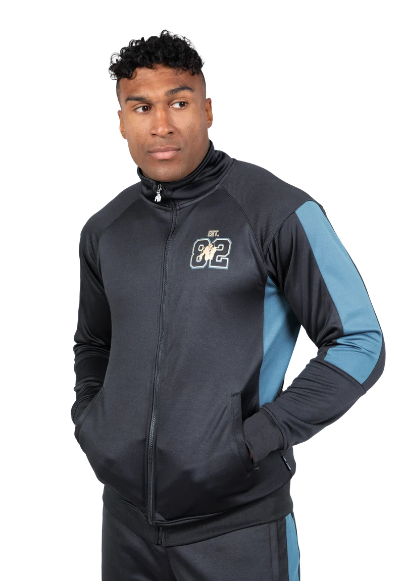 Devon Training Jacket - Gray/Blue