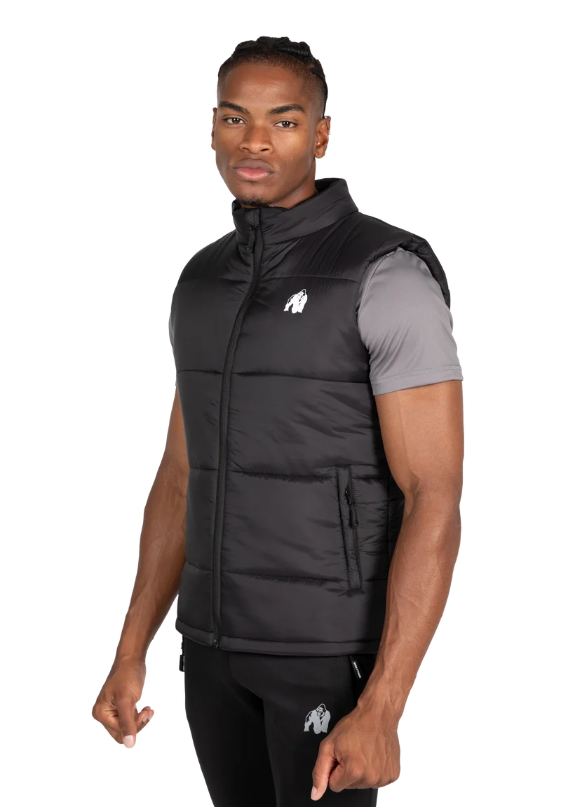 Irvine Puffer Vest - Black