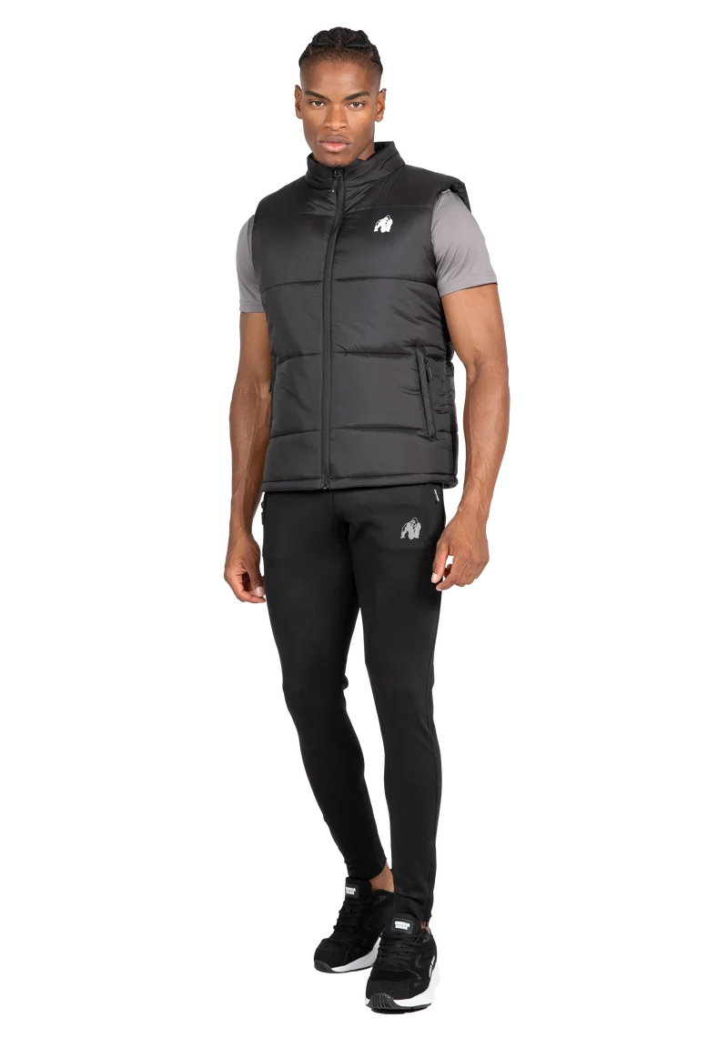 Irvine Puffer Vest - Black