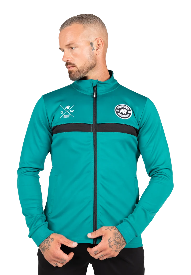 Vernon Track Jacket - Teal Green