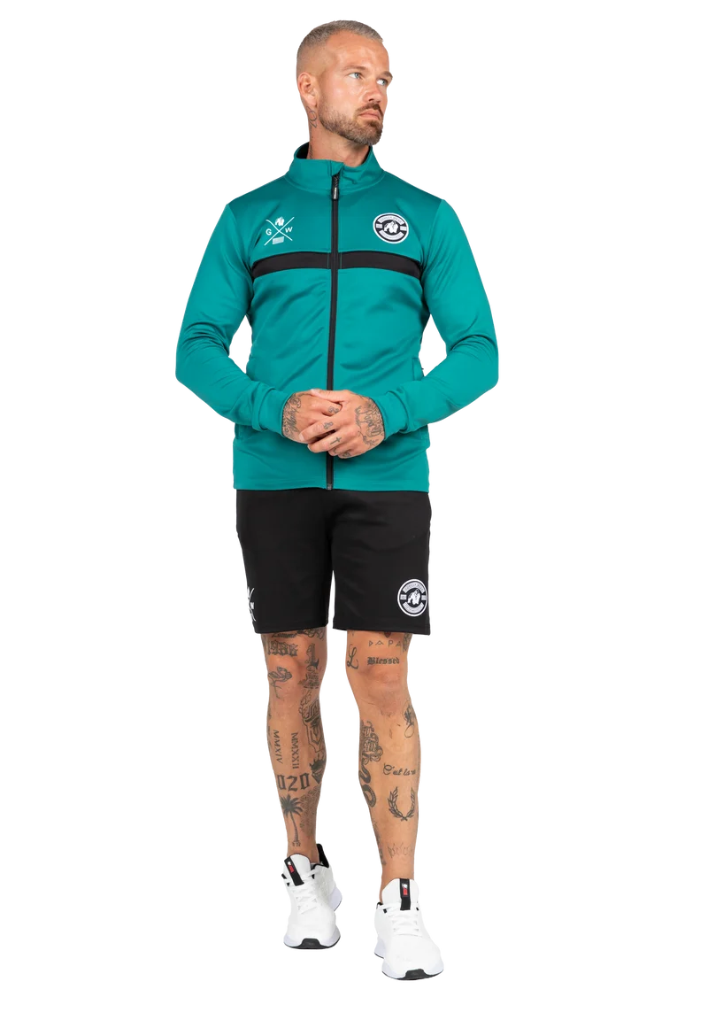 Vernon Track Jacket - Teal Green