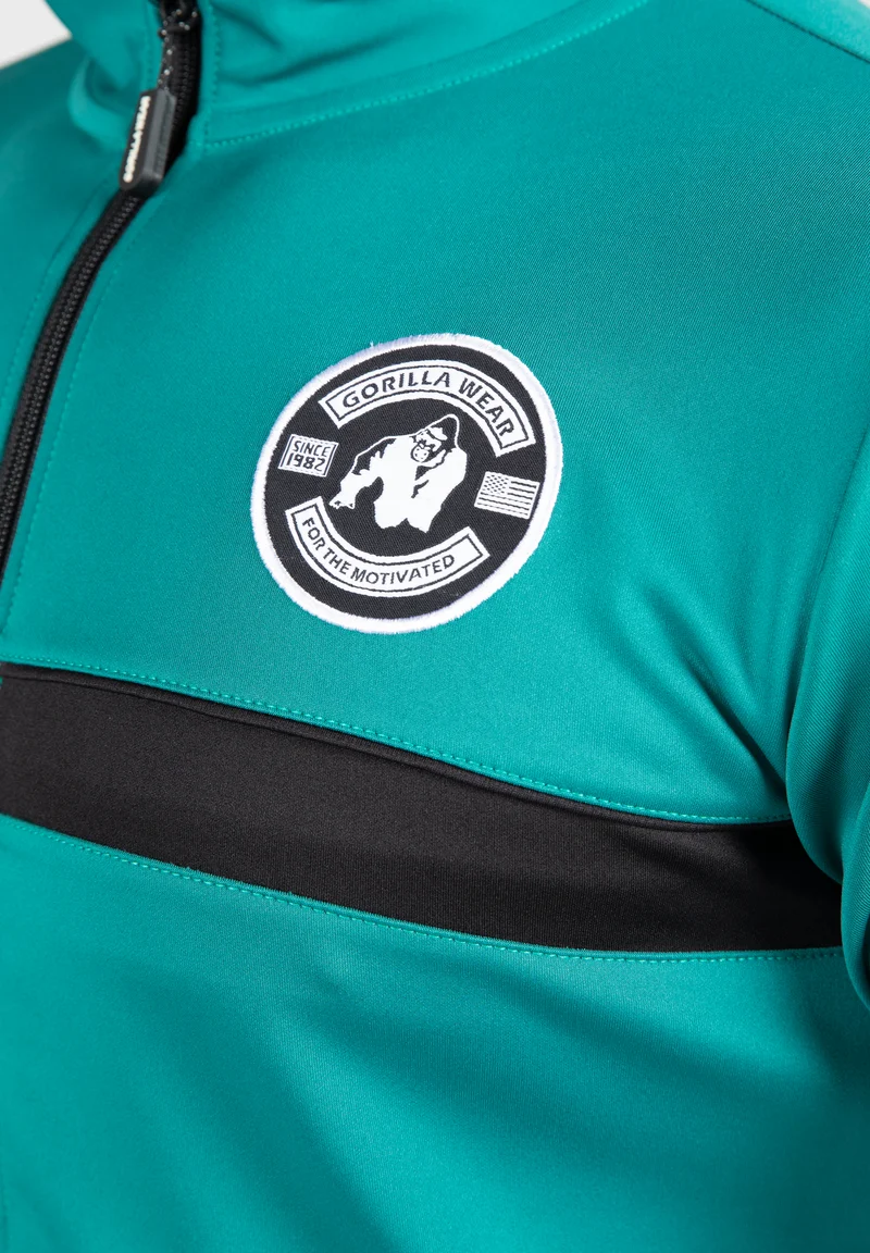 Vernon Track Jacket - Teal Green