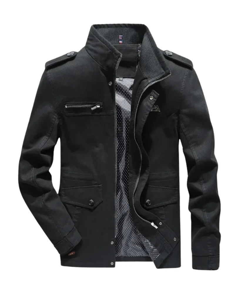 Elegant Cotton Cargo Jacket