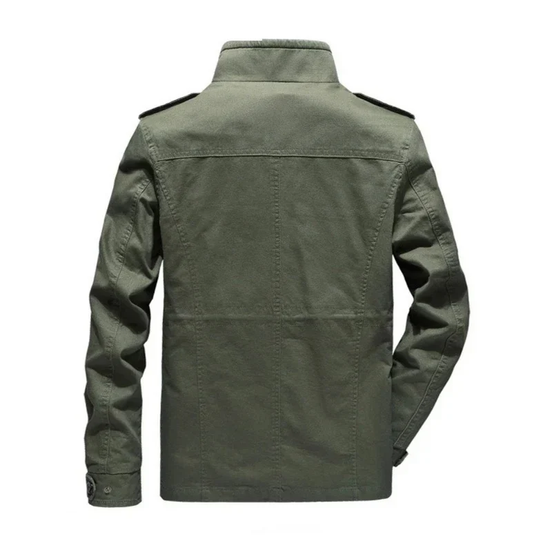 Elegant Cotton Cargo Jacket